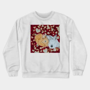 Bunny Anytime Valentines - Design Fourteen Crewneck Sweatshirt